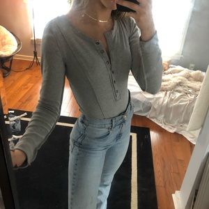 free people knit body suit